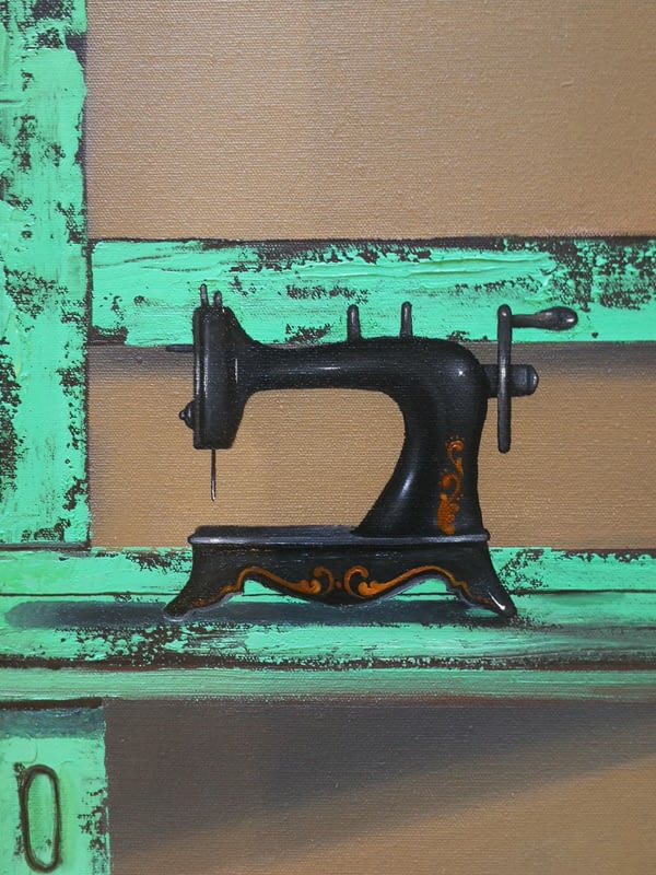 Detalle de obra de Pedro Argüello